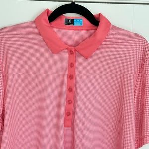 PGA Tour Women’s Short Sleeve Golf Shirt Size XL Pink